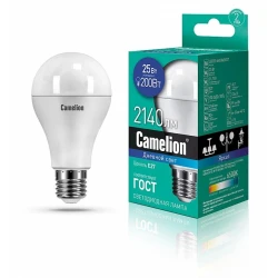 Лампа светодиодная Camelion LED25-A65/865/E27 13573, 25Вт, 6500K