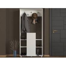 Döşəməüstü asılqan Ev Plus ev_13111206, LDSP, ağ, 1900x900x310 mm