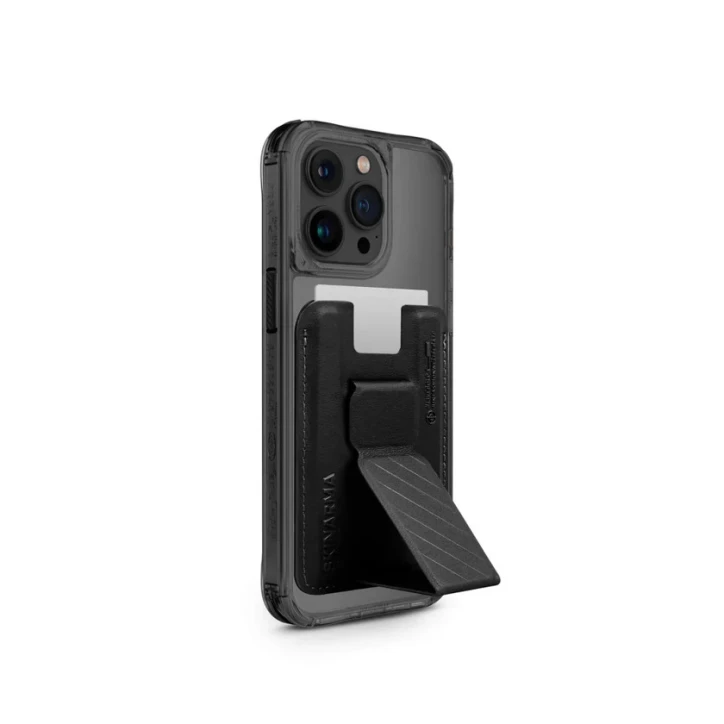 Чехол Skinarma SAIDO+KADO Mag-Charge с держателем для карт для Apple iPhone 15 Pro Max Black