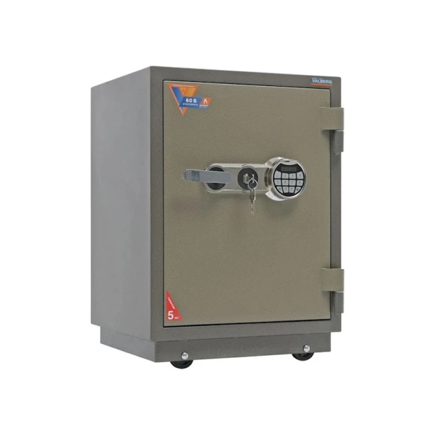 Офисный сейф Valberg FRS 66 T, электронный кодовый/ключевой, серый Офисный сейф Valberg FRS 66 T, электронный кодовый/ключевой, серый