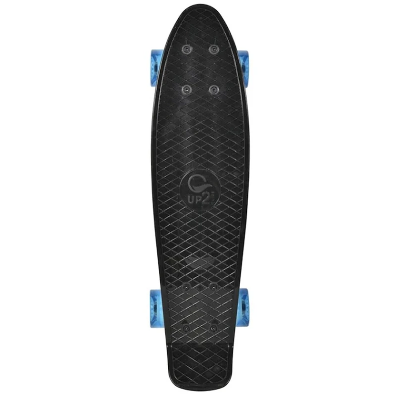 Скейтборд Up2Glide Vintage Noir, ПВХ, полиуретановые колеса, черный Скейтборд Up2Glide Vintage Noir, ПВХ, полиуретановые колеса, черный