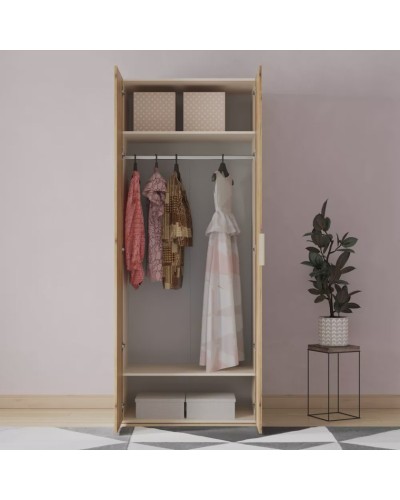 Şkaf Art Mebel Art-100-34, bej, laminat, 210х100х50 sm