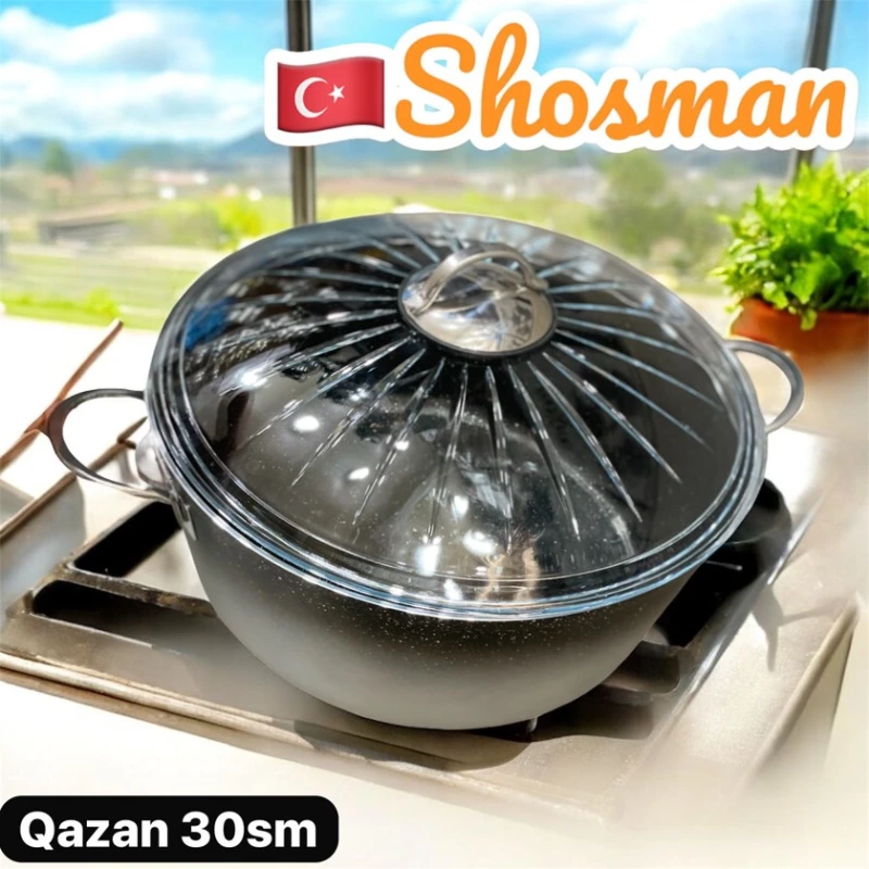 Qazan Shosman maxi-sweet-18182948, qranit, 30 sm Qazan Shosman maxi-sweet-18182948, qranit, 30 sm