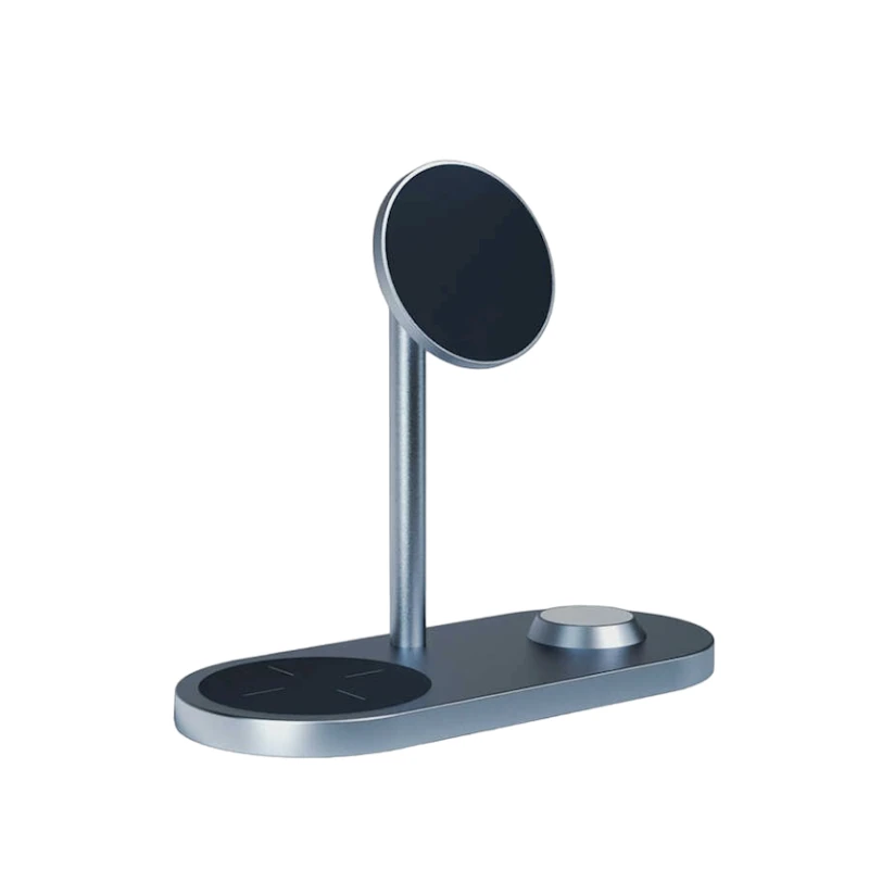 Беспроводное зарядное устройство Wiwu X23 Power Air 3 in 1, Серый Беспроводное зарядное устройство Wiwu X23 Power Air 3 in 1, Серый