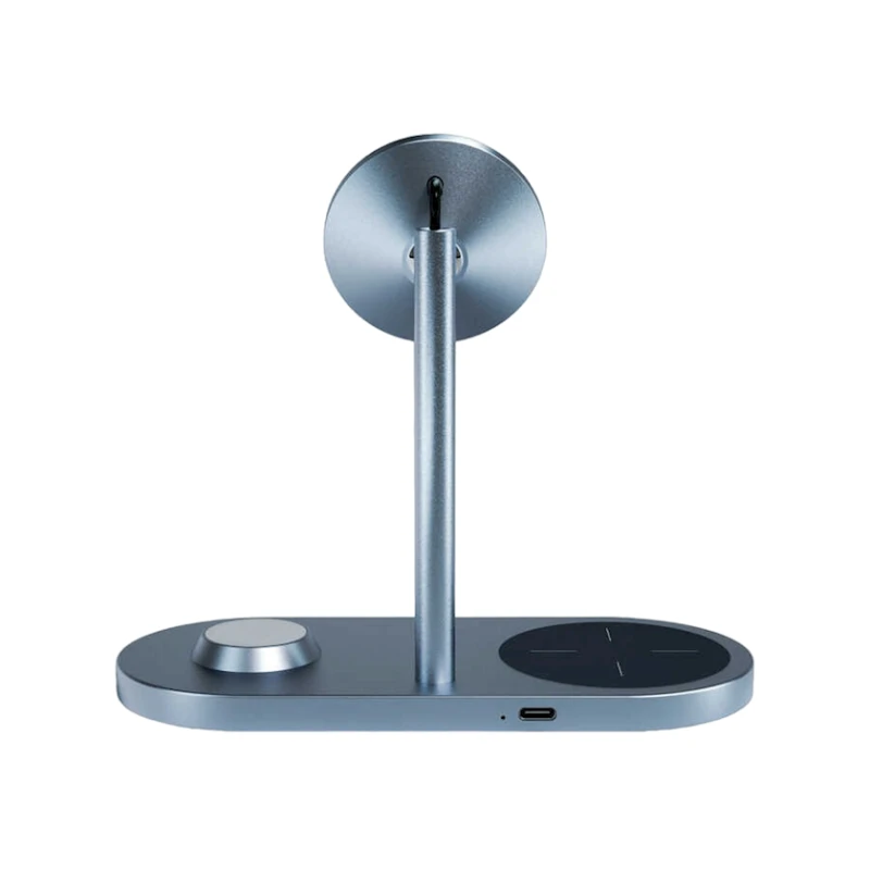 Беспроводное зарядное устройство Wiwu X23 Power Air 3 in 1, Серый Беспроводное зарядное устройство Wiwu X23 Power Air 3 in 1, Серый