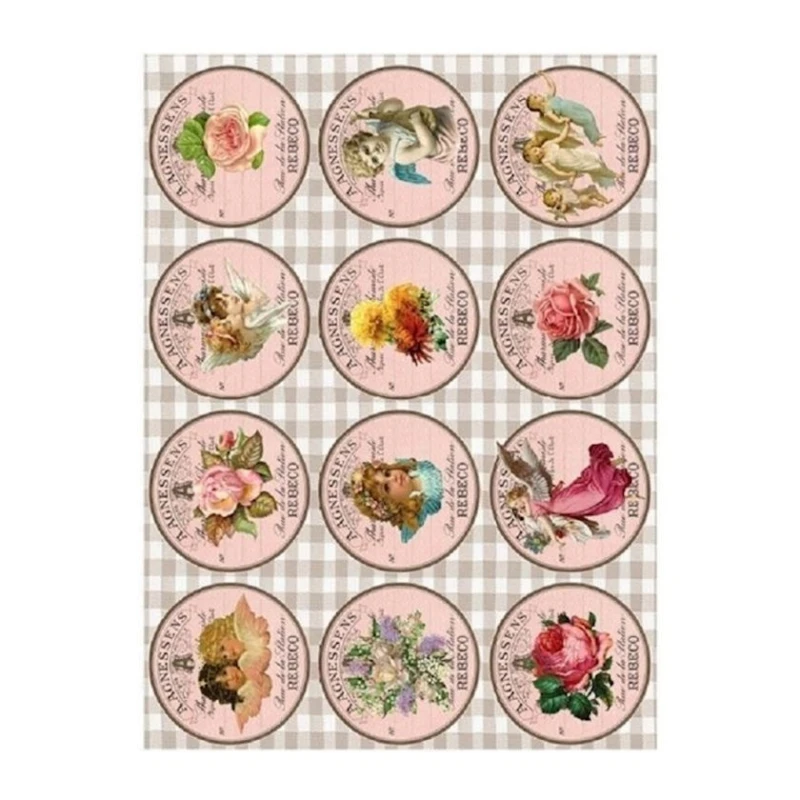 Рисовая бумага для декупажа Cadence A4 - 468 Рисовая бумага для декупажа Cadence A4 - 468