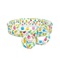 Надувной бассейн Intex H59225588469, 132x28 см, 248 л, разноцветный