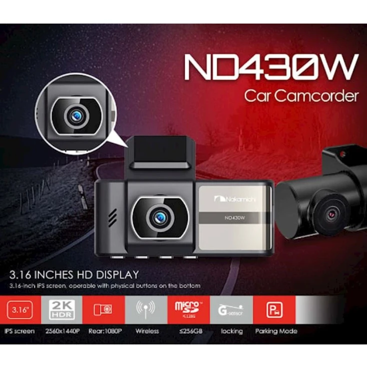 Автомобильный видеорегистратор Nakamichi ND430W Автомобильный видеорегистратор Nakamichi ND430W