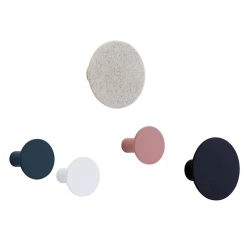 Набор крючков JYSK Hadsten, 5 шт, 5x7/9x8 см, полирезин, разноцветный