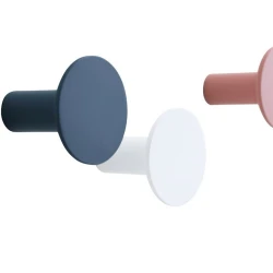 Набор крючков JYSK Hadsten, 5 шт, 5x7/9x8 см, полирезин, разноцветный