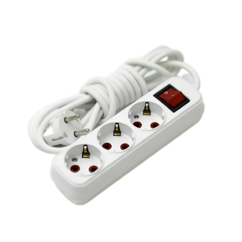 Uzatma kabeli Borsan BRİ5M 5 m, 3-rozetkalı