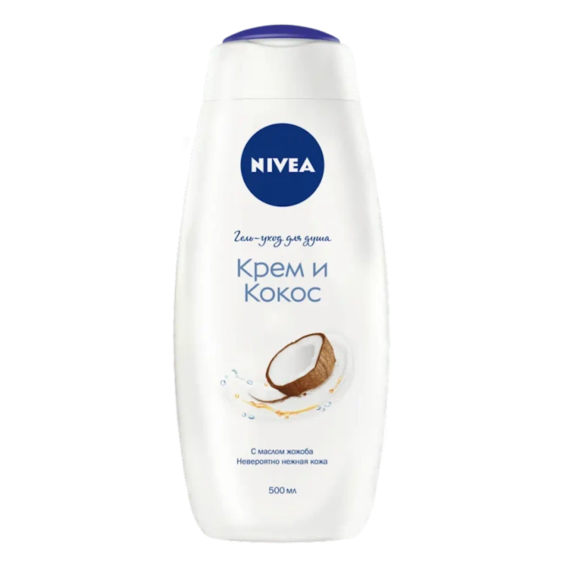 Гель для душа Nivea Крем и Кокос 500 мл