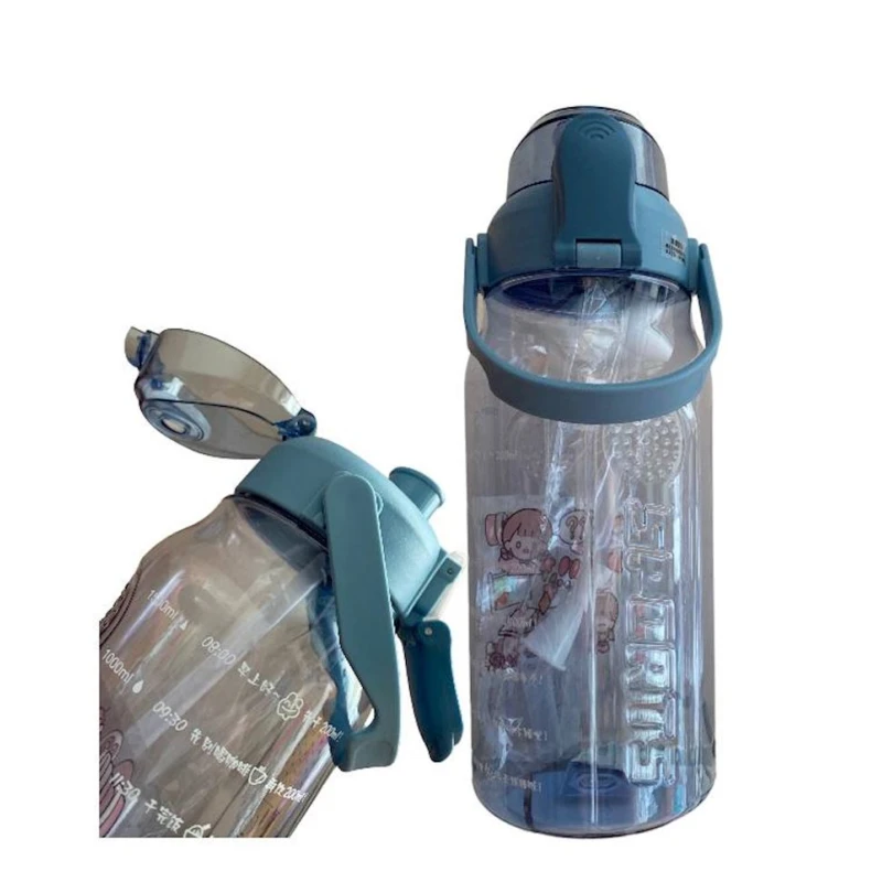 Su qabı PA-1010860, 1500 ml, şəffaf, borucuq ilə