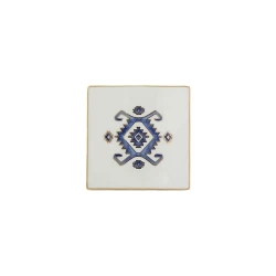 Подставка для кружки Porland Arabesque Desen5, фарфор, голубой, 10x10 см