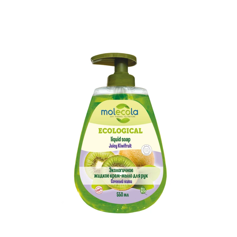 Жидкое крем-мыло для рук Molecola Сочный Киви 550 мл Жидкое крем-мыло для рук Molecola Сочный Киви 550 мл