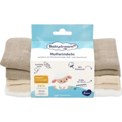 Набор пеленок Babydream, муслин/хлопок, 80х80 см, товар в ассортименте