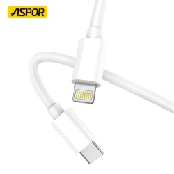 USB kabel Aspor A109L Type-C to Lightning, AG 27W