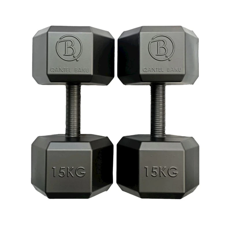 Plastik qantel dəsti Qantel Baku 5876_0001, 2 x 15 kq