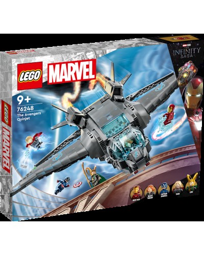 Konstruktor LEGO Marvel Super Heroes The Avengers Quinjet 76248, 9+ yaş, 795 hissə
