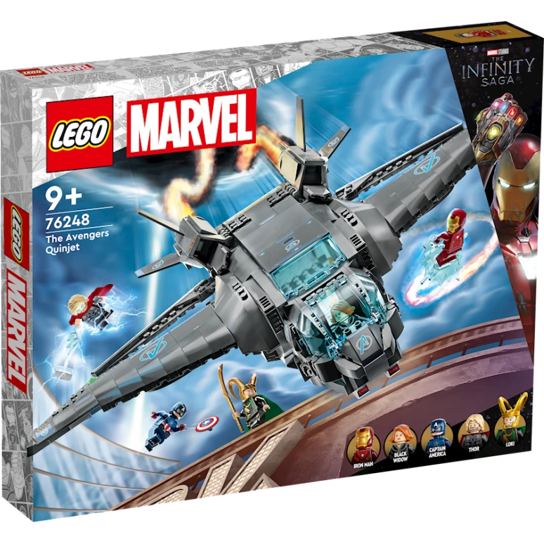 Конструктор LEGO Marvel Super Heroes The Avengers Quinjet 76248, 9+ лет, 795 элементов