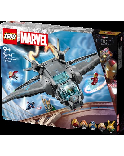 Konstruktor LEGO Marvel Super Heroes The Avengers Quinjet 76248, 9+ yaş, 795 hissə