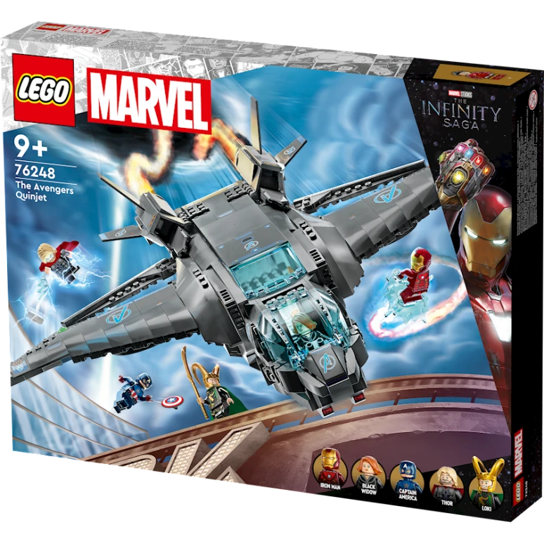 Конструктор LEGO Marvel Super Heroes The Avengers Quinjet 76248, 9+ лет, 795 элементов