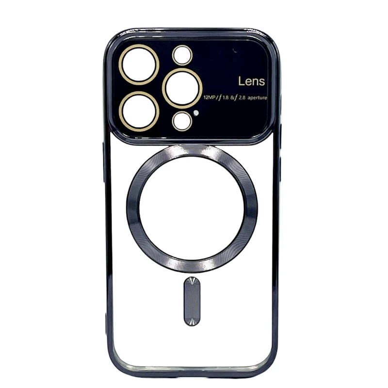 Чехол Auto Focus Magsafe для Apple iPhone 15 Pro Black