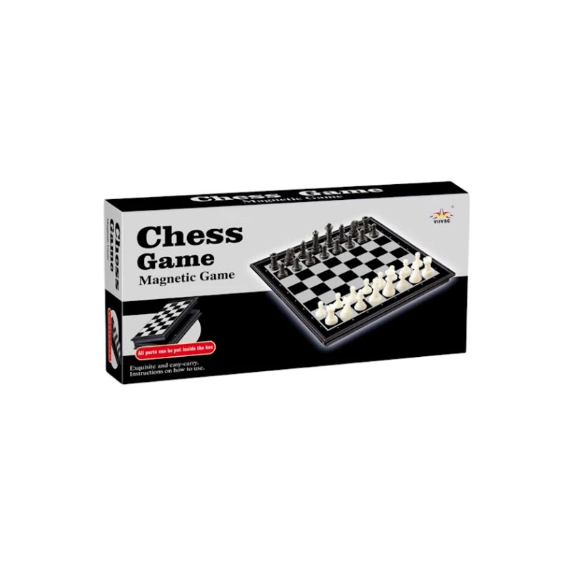 Шахматы магнитные 1913, 25x25 см, пластик/металл, черные