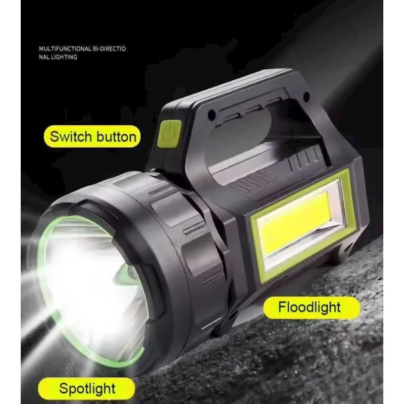 Фонарь F35-ag-304, пластик, черный/зеленый, 19x7x12 см Фонарь F35-ag-304, пластик, черный/зеленый, 19x7x12 см