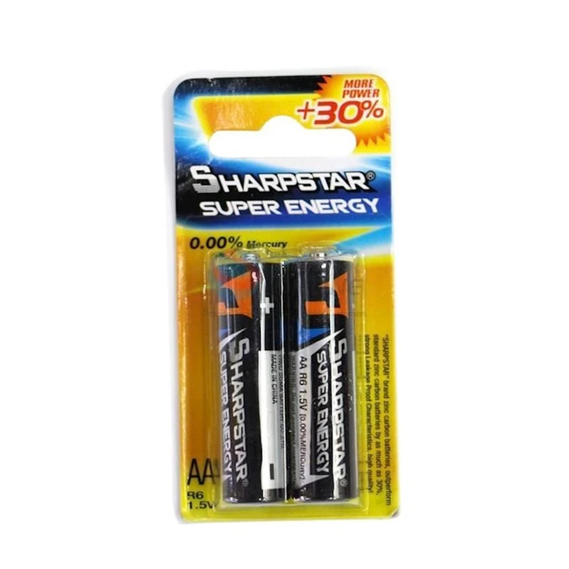 Батарейки Sharpstar R6-2B-AA, 2 шт Батарейки Sharpstar R6-2B-AA, 2 шт