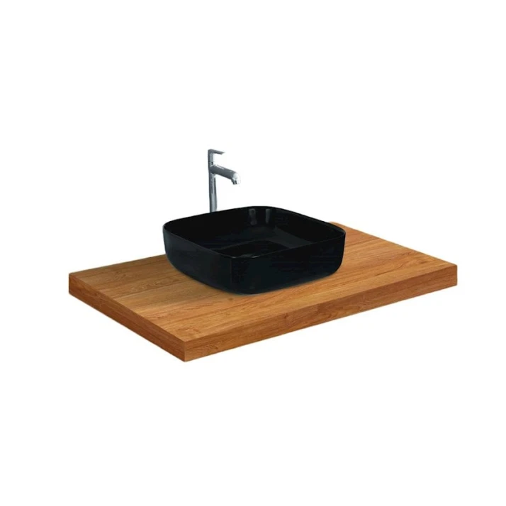 Çanaq Asiano Colar Black OKH-6366, keramika, qara, 40x40 sm