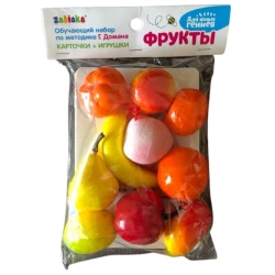 Обучающий набор IQ-ZABIAKA Фрукты по методике Г. Домана