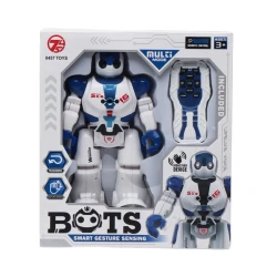 Radio vasitəsi ilə idarə olunan robot Bots M6719, pultlu, ağ/göy, 3 yaşdan