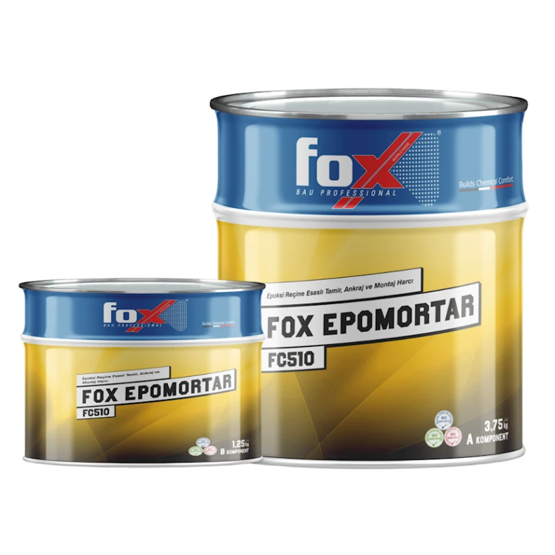 Epoksid yapışqan Fox Bau Construction Chemicals Fox Epomortar FC 510, boz, 3.75,1.25 kq