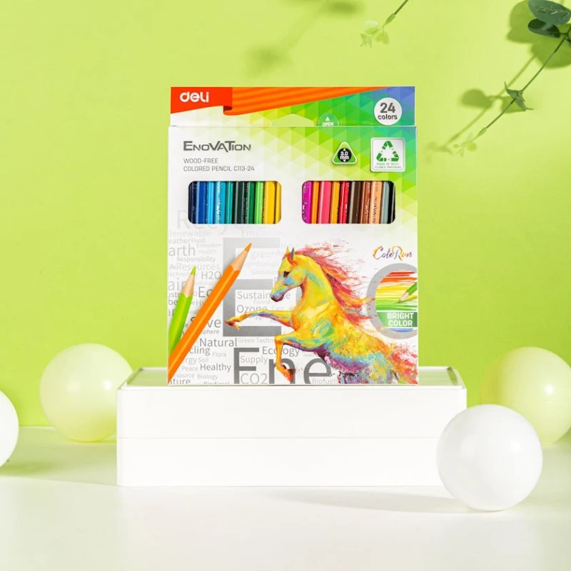 Набор карандашей Deli Enovation C113-24, 24 шт Набор карандашей Deli Enovation C113-24, 24 шт