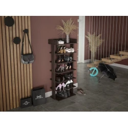 Тумба для обуви Art Mebel 54, ламинат, венге, 130х70х30 см Тумба для обуви Art Mebel 54, ламинат, венге, 130х70х30 см