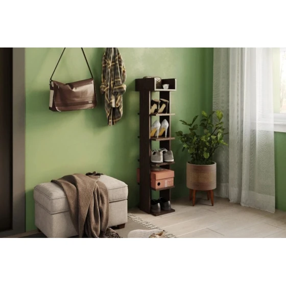 Ayaqqabı üçün tumba Art Mebel 54, laminat, venge, 130х70х30 sm