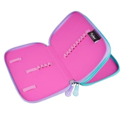 Пенал Yes Pusheen the Cat 533635, 13x21x4 см, полиэстер, голубой Пенал Yes Pusheen the Cat 533635, 13x21x4 см, полиэстер, голубой