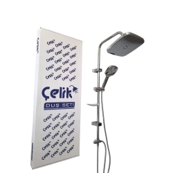 Душевой гарнитур Çelik 0560, нержавеющая сталь, хром Душевой гарнитур Çelik 0560, нержавеющая сталь, хром