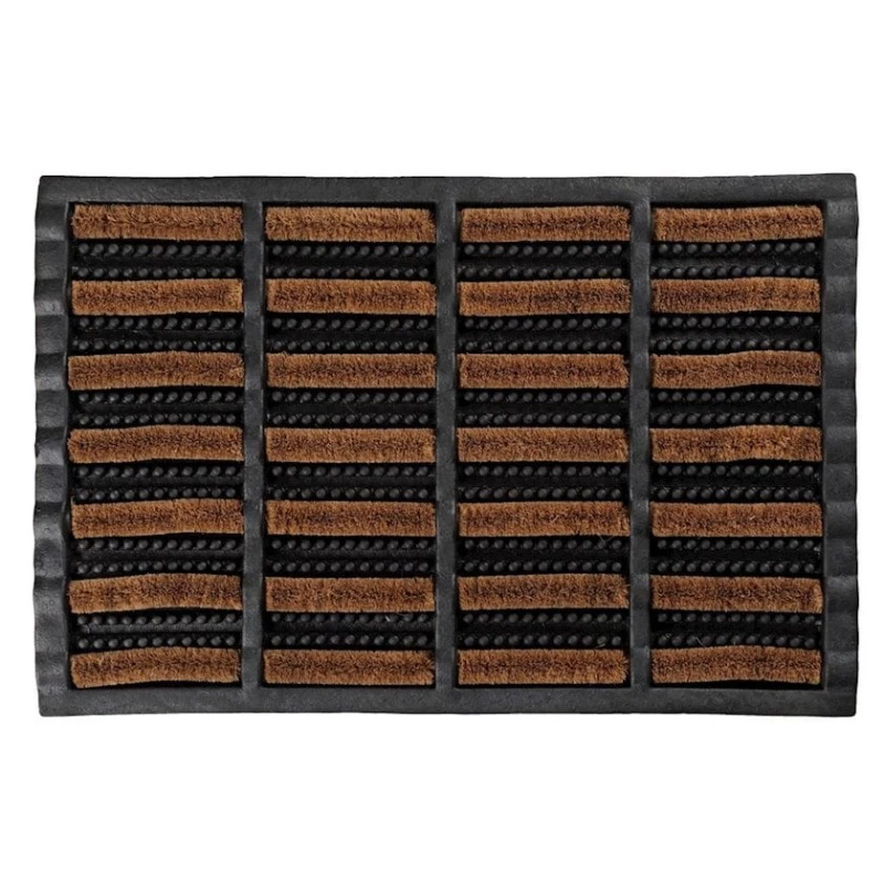 Коврик придверный Navr 40x60 см, резина/кокосовая койра, Coir natural/Black Коврик придверный Navr 40x60 см, резина/кокосовая койра, Coir natural/Black