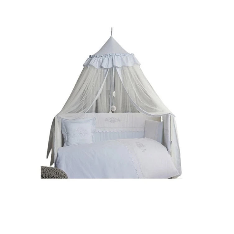Навес для детской кроватки Funna baby Prince Romantica, 8 м, тюль, голубой Навес для детской кроватки Funna baby Prince Romantica, 8 м, тюль, голубой