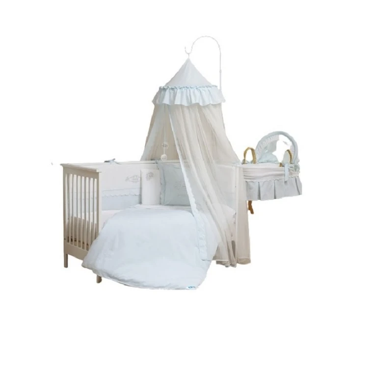 Навес для детской кроватки Funna baby Prince Romantica, 8 м, тюль, голубой Навес для детской кроватки Funna baby Prince Romantica, 8 м, тюль, голубой