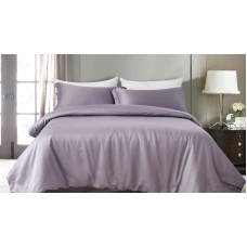 Yataq dəsti Askona Solid Tencel 1117, yorğan üzləri 200х220 sm, yastıq üzləri 50х70 sm, avro, evkalipt lif, лавандовый, bənövşəyi