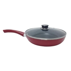 Сковорода TQ26, красная, 26 см