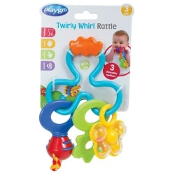 Şax-şax oyuncaq Playgro Twirly Whirl Rattle (0181587),3 ay+,12.5x23 sm