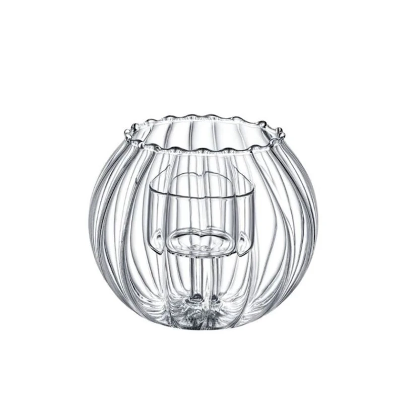 Şamdan Wilmax 888975/A, 10x8 sm, şüşə, şəffaf Şamdan Wilmax 888975/A, 10x8 sm, şüşə, şəffaf