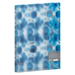 Папка Berlingo Bubbles А4, пластик, синий