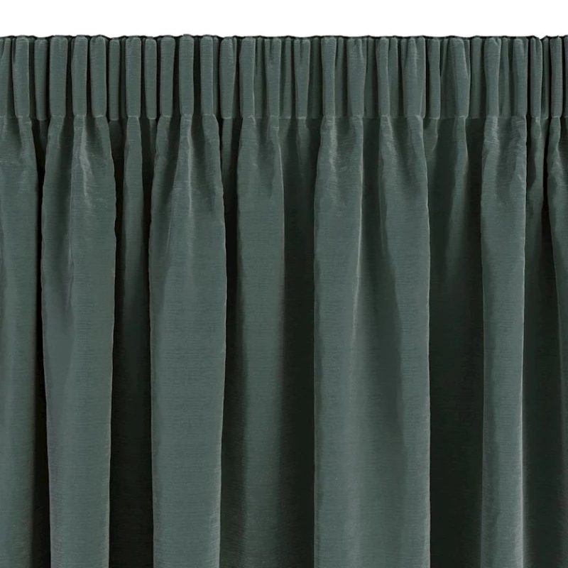 Штора JYSK Austra 1x140x300 см, вельвет, зелёный Штора JYSK Austra 1x140x300 см, вельвет, зелёный