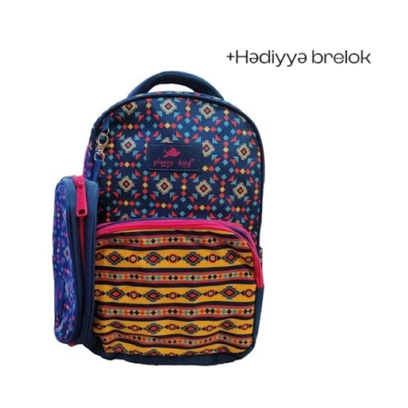 Məktəbli bel çantası Glossy Bird CM78RG91 rəngbərəng Məktəbli bel çantası Glossy Bird CM78RG91 rəngbərəng