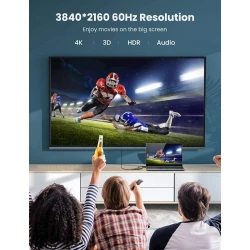 Переходник Ugreen MM137 70694 Display Port Male to HDMI Female Black 25 sm